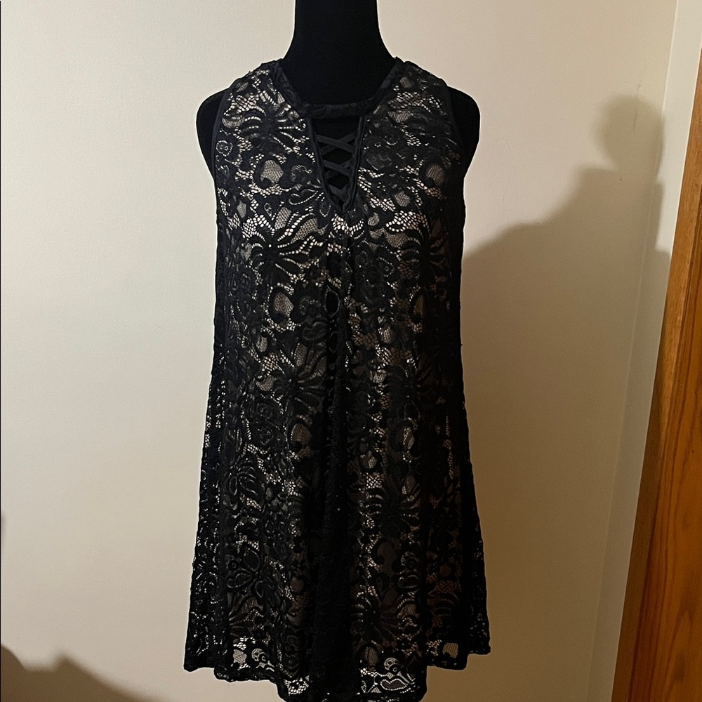 Liberty Love Black Lace Dress